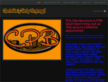 Tablet Screenshot of charlottepartyboat.com